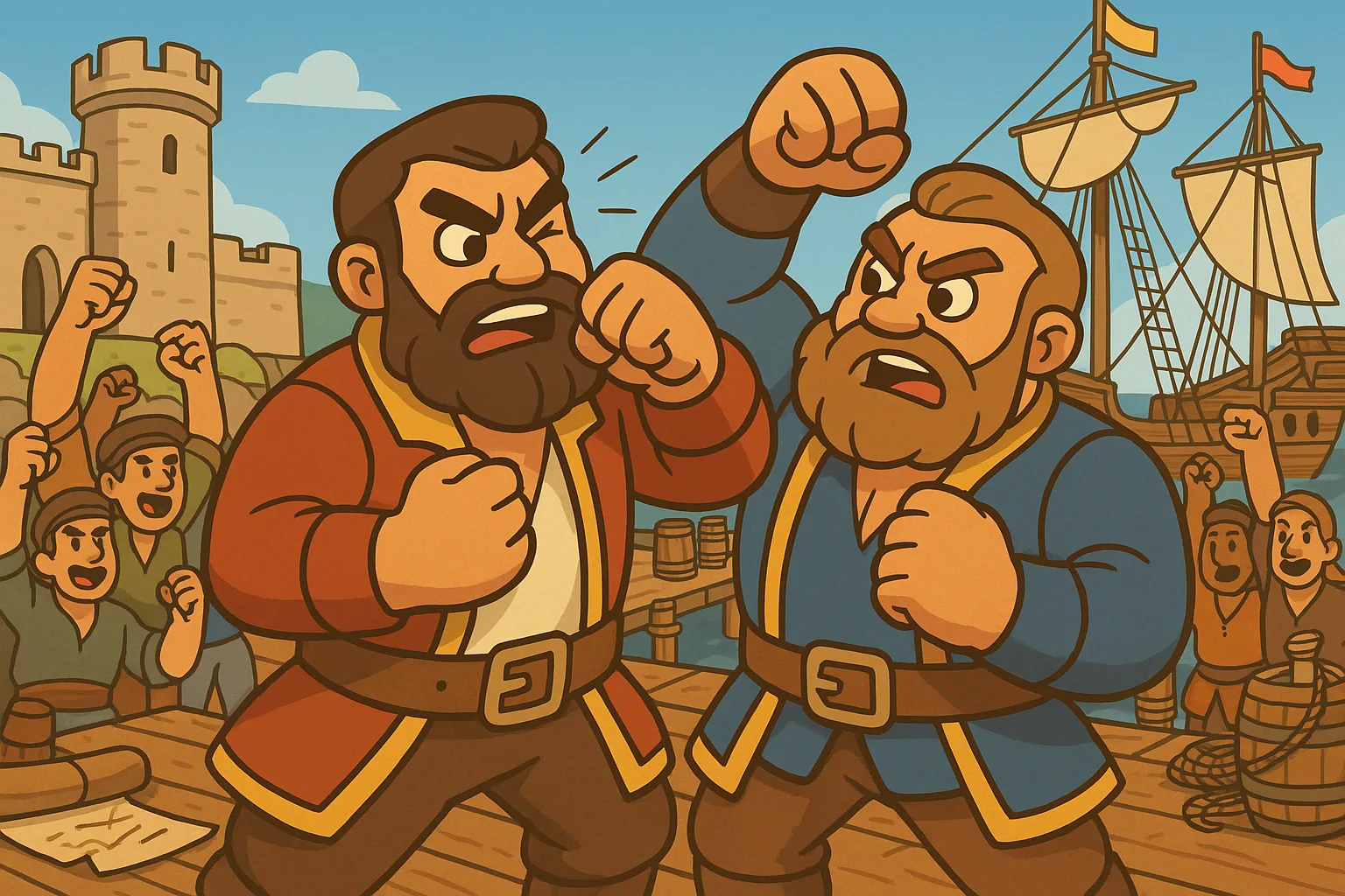 Conquest, loosened. Capture any rival's colony, punch up without losing your whole fleet