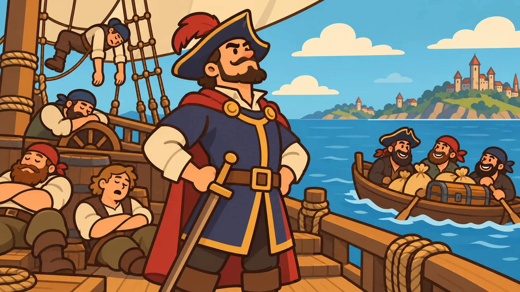Balancing plundering and raiding. Patrols stop plunderers, empty islands are no longer free, Honour follows the Matron's seal
