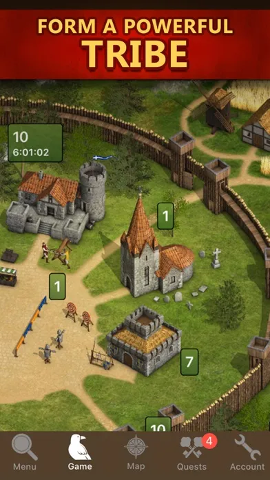 A village under construction